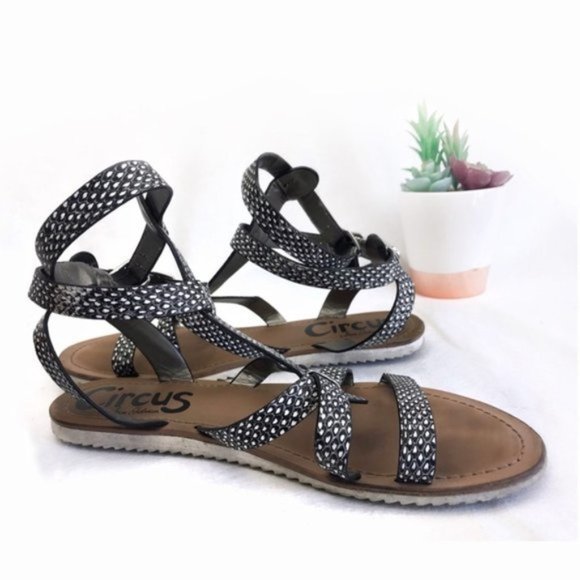 Circus by San Elderman Snakeskin printed Sandals - Picture 5 of 5